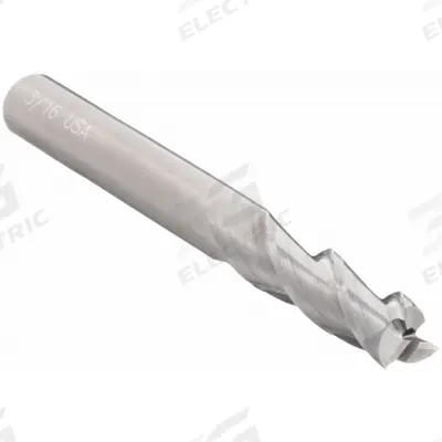 CLEVELAND Square End Mill: Carbide, 3 Flute, 3/16" Mill Dia, 5/8" LOC, 2" OAL (MPN C61666) - Carbide Square End Mills for Aluminum