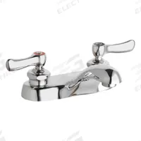 CHICAGO FAUCETS Low Arc Bathroom Faucet: 802, Cast Brass, Polished Chrome Finish, 1 gpm Flow Rate (MPN 802-E74ABCP). Key specifications — Includes: Mounting Hardware; Brand: CHICAGO FAUCETS; Series: 802.