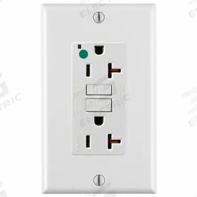 LEVITON Duplex Receptacle: Hospital Grade Fed. Spec., Duplex, 5-20R, White, GFCI - General Purpose Receptacles
