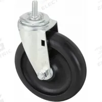APPROVED VENDOR Stem Caster: Swivel, 5 in Wheel Dia., 1 1/4 in Wheel Wd, Polyolefin, 1 in Stem Lg (MPN 32J865). Key specifications — Brand: APPROVED VENDOR; Thread Size: 3/8"-16; Roll Up: Swivel.