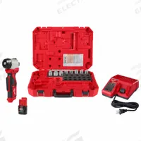 MILWAUKEE Cable Stripper Kit: M12, For Aluminum, 11 Bushings, 750 kcmil Max (MPN 2435AL-21). Key specifications — attr532088: Bare Tool; attr533550: Aluminum; attr533549: 400 MCM.