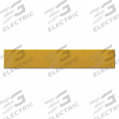 RAE Preformed Thermoplastic Pavement Markings: Lines, Yellow, 8 in Lg - Pavement Pre-Determined Messages