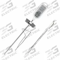 CDN Waterproof Thermometer: Commercial Dishwashers/Fish or Poultry/Food Safety/Meat, LCD (MPN DTW450L). Key specifications — Accuracy: ±1.8 ° F or ±1 ° C; Brand: CDN; Case Material: Plastic; Display Type: LCD; Features: Waterproof; Lens Material: LCD; NSF Certified: Yes; Thermometer Type: Waterproof Thermometer.