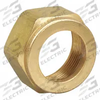 PARKER Compression Fitting Nut: 3/4 in OD Size, Compression, Brass, 1"-20 Thread Size (MPN 12NU12-B). Key specifications — Compatible Fitting Brands: Swagelok; Brand: PARKER; Series: A-Lok(R).