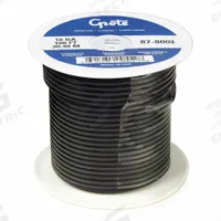 GROTE Automotive Wire: GXL, 100 ft, 1 Conductor, 16 AWG, Black, 60 V Volt (MPN 87-8202). Key specifications — Brand: GROTE.