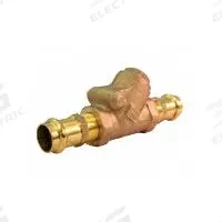 MILWAUKEE VALVE Swing Check Valve: Swing, T-Style Valve Body, 1/2 in Pipe Size, Press x Press, Std (MPN UP509-P2 - 12). Key specifications — Brand: MILWAUKEE VALVE.