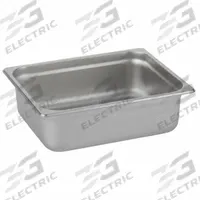 SPRING USA Food Pan: Half Size, Rectangular, 1.8 ga Gauge, 6.88 qt Capacity, 12 7/8 in Overall Lg (MPN 521-66/12). Key specifications — Brand: SPRING USA; Dishwasher Safe: Yes; NSF Certified: No; Product Type: Food Pan; Manufacturer Part Number: 521-66/12.