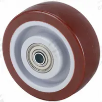 APPROVED VENDOR Caster Wheel: 4 in Wheel Dia., 1 1/2 in Wheel Wd, Polyurethane, 375 lb Load Rating (MPN 26Y363). Key specifications — Brand: APPROVED VENDOR; Wheel/Tread Color: Red.
