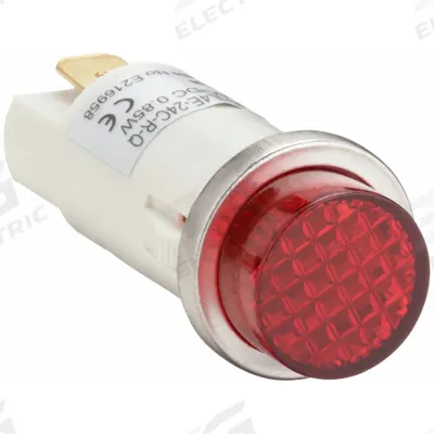 APPROVED VENDOR Raised Panel Light: 12 mm Panel Mounting Hole Dia, Incandescent - Incandescent Indicator Pilot Lights