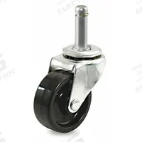 APPROVED VENDOR Stem Caster: Swivel, No Brake, 4 in Wheel Dia., 1 in Wheel Wd, Polyolefin, Plastic (MPN P5S-PB040G-SG1). Key specifications — attr1111099: APPROVED VENDOR; attr1111095: Black; attr1176855: Swivel.