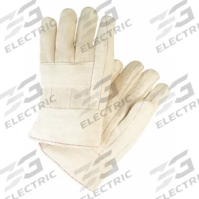 MCR SAFETY Knit Gloves: L ( 9 ), Glove Hand Protection, Uncoated, 500°F Max Temp, Cotton - Uncoated Knit Gloves