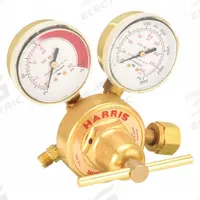 HARRIS Gas Regulator: Single Stage, CGA 300 Inlet, 9/16"-18 M LH Outlet, 15 psig, Neoprene Diaphragm (MPN 425-15-300). Key specifications — Brand: HARRIS; Manufacturer Part Number: 425-15-300; Diaphragm Material: Neoprene; Outlet Connection: 9/16"-18 M LH; Inlet Connection: CGA 300.