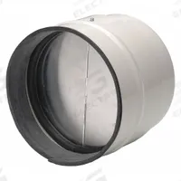 6"dia Galvanized Steel Backdraft Damper: For 6 in_16 in Fan, For 6 in Nominal Duct Dia, Double Panel (MPN MCA-150). Key specifications — Airflow Direction: Vertical; Blade Type: Butterfly; Brand: SOLER & PALAU.