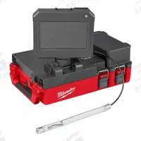 MILWAUKEE Drain Inspection Camera: M12™/PACKOUT™, 75 ft Lg., 4 in Max. Pipe Dia., Fixed, 0 Batteries (MPN 3154-20). Key specifications — attr554899: Not Included; attr533194: Touchscreen; attr533196: USB-A; attr533197: M12™; PACKOUT™; attr529330: Color LCD; attr529308: 3154-20.