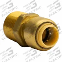 APPROVED VENDOR Adapter: 3/8 in OD x 1/2 in Pipe Size, Push-to-Connect x MNPT, Brass (MPN LF840MR). Key specifications — Brand: APPROVED VENDOR.
