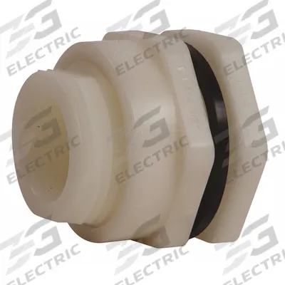 HAYWARD Bulkhead Tank Fitting: Polypropylene Body, 1 1/4 in Female NPT Threaded Inside - Polypropylene Through-Wall Fittings