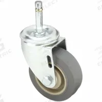 APPROVED VENDOR Stem Caster: Swivel, No Brake, 3 1/2 in Wheel Dia., 1 1/4 in Wheel Wd, Polyolefin (MPN P12S-RP035D-SG2-001). Key specifications — attr1111099: APPROVED VENDOR; attr1111095: Gray; attr1176855: Swivel.