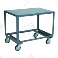 JAMCO Work Table: Fixed Ht, Steel, 48 in x 36 in, 1,400 lb Overall Load Capacity (MPN LV448P500GP). Key specifications — Sub-brand: Jamco; Unit Type: Not Expandable or Modular; For Environment: Work Areas; Assembly: Fully Assembled; Wheel Material: Phenolic; Frame Material Finish: Powder Coated; Mobility: Casters; Height Adjustability: Fixed Height.