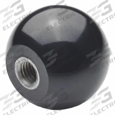 JW WINCO Ball Knobs: Ball, Plastic w/ Steel Thread, M8 Thread, 12 mm Thread Lg - Ball Knobs with Threaded Hole