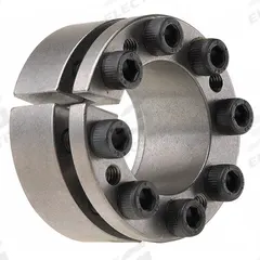FENNER DRIVES Keyless Bushing: For 38 mm Shaft Dia, 65 mm OD, 28.5 mm Wd, M6 x 20 Screw Thread Size (MPN T301038). Key specifications — System of Measurement: Metric; Keyless Bushing Type: Multi-Screw Locking Assembly; Flange Type: None; Brand: FENNER DRIVES.