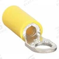 STA-KON Ring Terminal: Yellow, Vinyl Insulation, #10 Stud Size, 12 AWG to 10 AWG Wire Sizes, 600 V (MPN 10RC-10). Key specifications — attr1308027: STA-KON; attr1356587: Serrated.