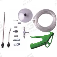 SPEEDAIRE Air Gun Kit: Pistol-Grip Grip, Plastic, 1/4 in Female NPT, 12 Nozzle(s), Straight, Focused (MPN 52CF74). Key specifications — attr1328526: Plastic; attr1328500: Rubber Tip; attr1328508: SPEEDAIRE; attr1328515: Yes; attr1328533: No.