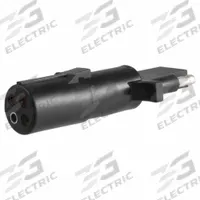 CURT Automotive Electrical Adapter: 4-Way Round, 4-Way Flat, Plastic, 3 1/2 in Overall Lg, 7/8 in Ht (MPN 58414)