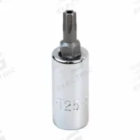 SK PROFESSIONAL TOOLS Socket Bit: 1/4 in Drive Size, Security Torx Tip, T25 Tip Size, Torx (MPN 42525). Key specifications — attr1214209: Replaceable Insert; attr1214211: SK PROFESSIONAL TOOLS.