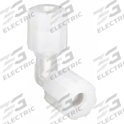 PARGRIP Compression Fitting Elbow: 3/8 in OD x 3/8 in OD Size, Compression x Compression - PFA Compression Tube Fittings