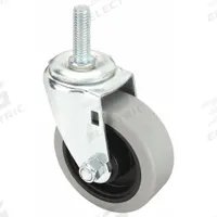 APPROVED VENDOR Stem Caster: 3 1/2 in Wheel Dia., 1 1/4 in Wheel Wd, Swivel, Swivel, Polyurethane (MPN 32J830). Key specifications — Brand: APPROVED VENDOR; Thread Size: 1/2"-13; Wheel Bearing Type: Delrin; Wheel/Tread Color: Gray; Roll Up: Swivel.