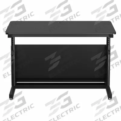 VERSADESK Standing Desk: Black, Wood, 48 in Overall Wd, 30 in Overall Dp - Manual Adjustable-Height Desks