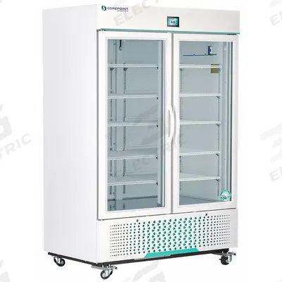 COREPOINT SCIENTIFIC Medical and Lab Refrigerator: 49 cu ft, Upright, 1°C to 10°C - Pharmacy & Vaccine Refrigerators