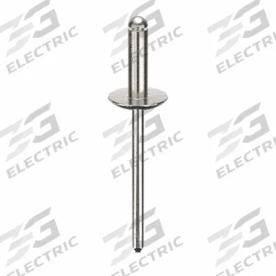 APPROVED VENDOR Blind Rivet,1.86 in L,0.156 in dia,PK500: Inch, 1 55/64 in Overall Lg, 17/32 in Body Lg - Large Flange Blind Rivets