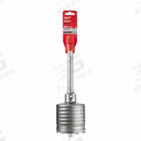 MILWAUKEE SDS-MAX Core Bit: SDS Max Shank, 3 9/16 in Core Dia, 3 in Core Body Lg (MPN 48-20-5428). Key specifications — attr253668: 3.5625 in; attr253671: No; attr253680: Dry; attr277142: MILWAUKEE.