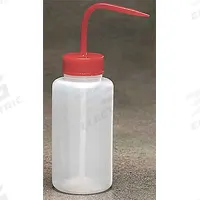 DYNALON Wash Bottle: 250 mL, No Imprinting, Red, Wide, Std Spout Spout, Colorless, 50 mm Body Dia (MPN 3UUN3). Key specifications — Closure Color: Red; Vented/Nonvented: Nonvented; Body Color: Colorless; Brand: DYNALON; Imprinting Group: No Imprinting or Write On.