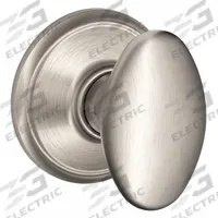 SCHLAGE Door Lockset: Passage Knob Locksets, Nickel (MPN F10 SIE 619). Key specifications — Lockset Style: Siena.