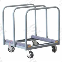 APPROVED VENDOR Panel Truck: 1,400 lb, Gray, 31 in L x 28 in W x 34 1/2 in H Deck, 9 1/2 in Deck Ht (MPN TG831-P5-AS). Key specifications — Color: Gray; Caster/Wheel Configuration: (4) Swivel; Brand: APPROVED VENDOR.