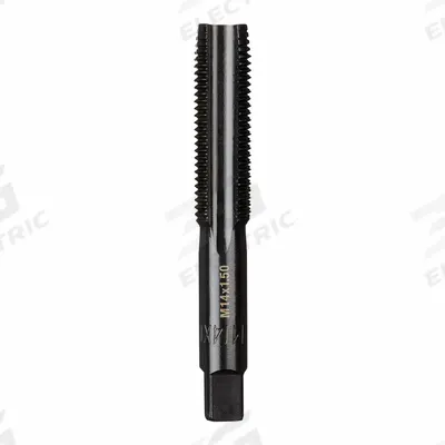 MILWAUKEE Straight Flute Tap: M14x1.5 Metric, 2B, 4 Flute, Plug Chamfer - General Purpose Hand Taps