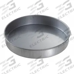 CHICAGO METALLIC Round Cake Pan: Round Cake Pan Pan, Aluminized Steel, Glazed, 9 in Overall Dia (MPN 49155). Key specifications — Bead Closure: Closed Bead; Coating: Glazed; Pan Style: Round Cake Pan; Perforation: Solid; Brand: CHICAGO METALLIC; Color: Silver; Material: Aluminized Steel; NSF Certified: No.