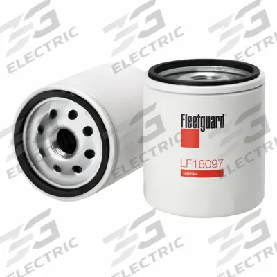 FLEETGUARD Filter: 3/4"-16 Thread Size, 3 9/16 in Overall Ht, 3 9/16 in Overall Lg - Spin-On Oil Filters