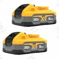 DEWALT Battery Pack: 20V MAX*, 5 Ah, 2 Batteries Included, 20V DC, 2 PK (MPN DCBP520-2). Key specifications — attr1278107: Not Oil-Resistant.