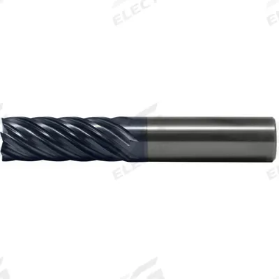 CLEVELAND Square End Mill: Carbide, AP/MAX Coated, 7 Flute, 1/2" Mill Dia, 1-1/2" LOC - Fast-Cutting Carbide Square End Mills for Stainless Steel & Super Alloys
