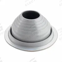 Flashing: For Pitched Roof, Round Base, 5 in L x 10 3/4 in W Base Size (Rectangular), For 1 Pipes (MPN 4016910). Key specifications — Top Opening: Open; Material - Collar: EPDM; Brand: DEKTITE.
