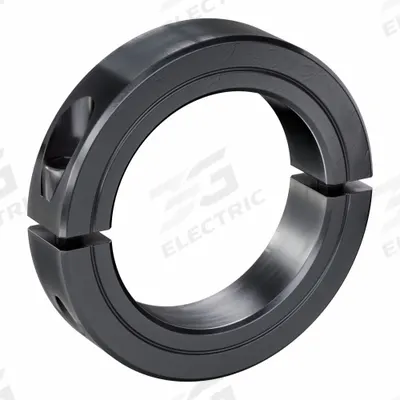 RULAND MANUFACTURING Shaft Collar: 2-Piece, Inch, Round, Clamp-On, 2 5/16 in Bore Dia - Steel Shaft Collars
