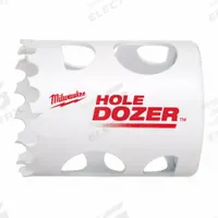 MILWAUKEE Hole Saw: 1 1/2 in Saw Dia., 3.5 Teeth per Inch, 1 5/8 in Max. Cutting Dp, Bi-Metal (MPN 49-56-5150). Key specifications — attr1098070: 3.5; attr1098087: MILWAUKEE.