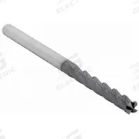 WIDIA HANITA Corner Chamfer End Mill: Carbide, TiAlN Coated, 4 Flute, 4 mm Mill Dia, 19 mm LOC (MPN 40140400T019)