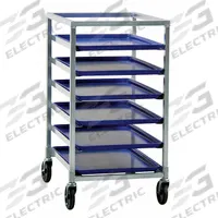 NEW AGE INDUSTRIAL Bun Pan Rack: 6 Slots, 5 in Betw Shelves, 500 lb Capac, 20 3/8 in Wd, 38 in Ht (MPN 1322). Key specifications — Brand: NEW AGE INDUSTRIAL; Color: Silver; Material: Aluminum; Nesting: No; Pan Size: 18 x 26 in; Product Type: Pan Rack; NSF Certified: Yes; Full Size/Half Size: Half Size.