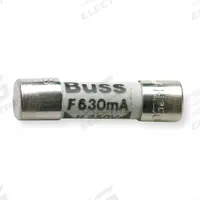FLUKE Multimeter Fuse: GPA Series, Fast-Acting, 630 mA, 250 V AC, 5 mm x 20 mm (MPN Fluke-871173/630 mA). Key specifications — Brand: FLUKE; Manufacturer Part Number: Fluke-871173/630 mA; Series: GPA.