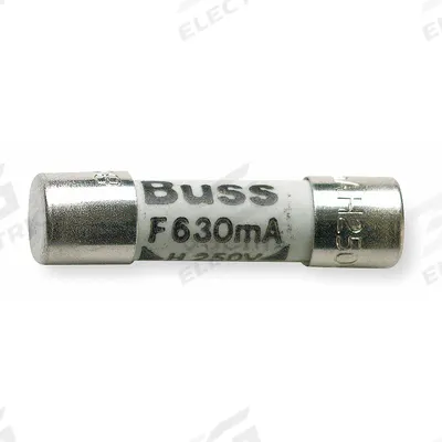 FLUKE Multimeter Fuse: GPA Series, Fast-Acting, 630 mA, 250 V AC - Fast-Acting Cylindrical Fuses
