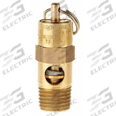 CONRADER Safety Valve: Soft Seat, 1/4 in (M)NPT Inlet (In.), 3/16 in (F)NPT Outlet (In.), Brass (MPN SRV187-1/4-60). Key specifications — attr291993: Soft Seat; attr291998: Brass; attr292007: Silicone; attr292009: Brass; attr294753: CONRADER.